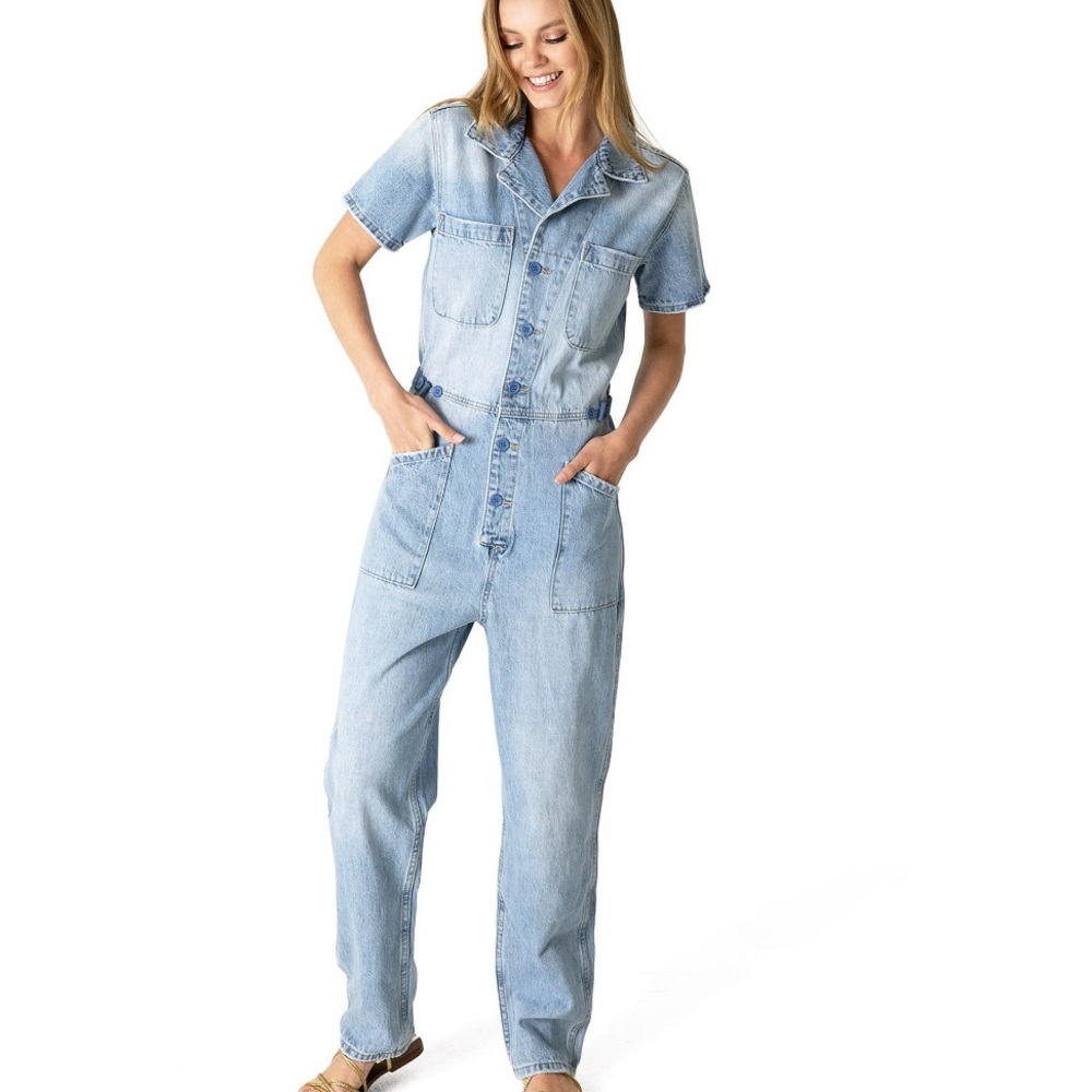 Saints and Hearts Aviator Denim Coveralls NWT